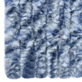 Perdea pentru insecte, albatru și alb, 56x200 cm, chenille, 6 image