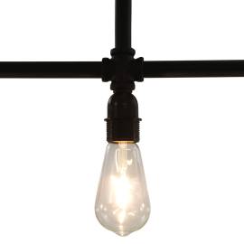 Lampă de tavan, negru, 3 becuri x e27, 4 image