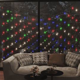 Plasă lumini crăciun multicolor 4x4 m 544 led interior/exterior, 4 image
