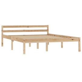 Cadru de pat, 140 x 200 cm, lemn masiv de pin, 2 image