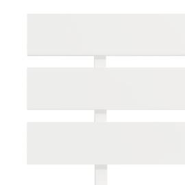 Cadru de pat, alb, 160 x 200 cm, lemn masiv de pin, 6 image