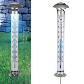 Hi lampă solară cu termometru pentru grădină, 2 image