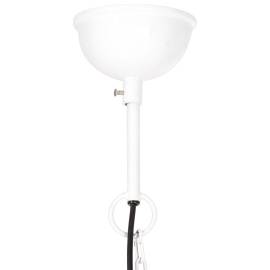 Lampă suspendată industrială, 25 w, alb, 40 cm, e27, rotund, 7 image