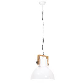 Lampă suspendată industrială, 25 w, alb, 40 cm, e27, rotund, 6 image