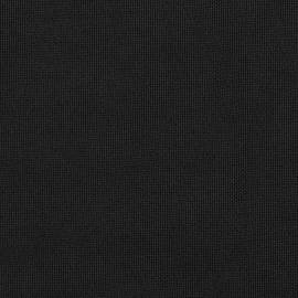 Perdele opace, aspect pânză, ocheți, 2 buc., negru, 140x245 cm, 4 image