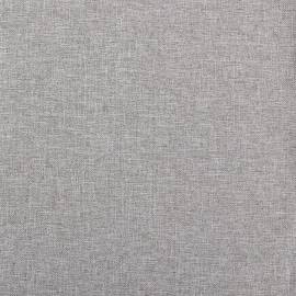 Perdele opace aspect pânză, cârlige, 2 buc. gri, 140x225 cm, 3 image