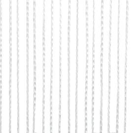 Draperii franjuri, 2 buc., 100 x 250 cm, alb, 3 image