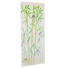 Perdea de ușă pentru insecte, 90 x 200 cm, bambus, 2 image