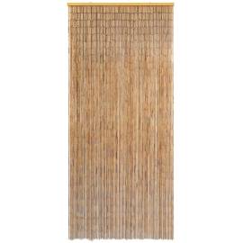 Perdea de ușă pentru insecte, bambus, 90x220 cm, 2 image