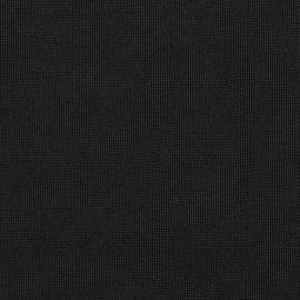Perdele opace, aspect pânză, ocheți, 2 buc., negru, 140x175 cm, 4 image
