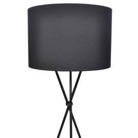 Abajur pentru lampă de podea cu suport înalt, negru, 2 image