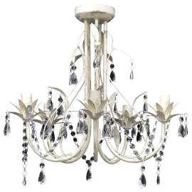Lampă de plafon suspendată, candelabru cristal, elegant, 5 becuri, 2 image