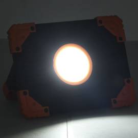 Reflector portabil cu led, 10 w, alb rece, abs, 2 image