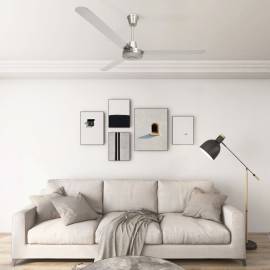Ventilator de tavan, argintiu, 142 cm