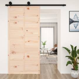 Ușă de hambar, 100x1,8x214 cm, lemn masiv de pin