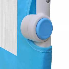 Balustradă de siguranță pentru pat copil, albastru, 102x42 cm, 5 image
