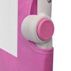Balustradă de siguranță pentru pat de copil, roz, 102x42 cm, 5 image