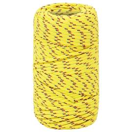 Frânghie de barcă, galben, 2 mm, 50 m, polipropilenă, 2 image