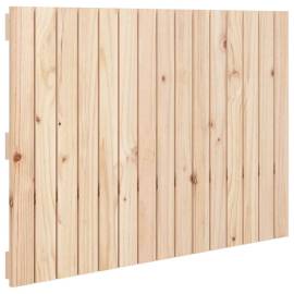 Tăblie de pat pentru perete, 95,5x3x60 cm, lemn masiv de pin, 2 image