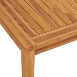 Set de masă pentru grădină, lemn masiv de tec, 3 piese, 9 image