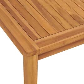 Set de masă pentru grădină, lemn masiv de tec, 3 piese, 8 image