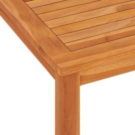 Set de masă pentru grădină, lemn masiv de tec, 3 piese, 8 image