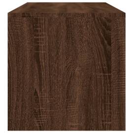 Măsuță de cafea, stejar maro, 100x40x40 cm, lemn prelucrat, 5 image
