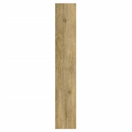 Panouri de perete aspect lemn, maro, 2,06 m², pvc, 2 image