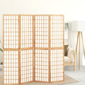 Paravan pliabil de cameră, 4 panouri, 160x170 cm, stil japonez