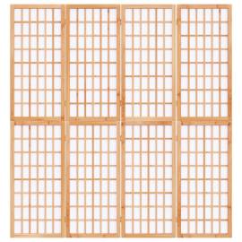 Paravan pliabil de cameră, 4 panouri, 160x170 cm, stil japonez, 3 image