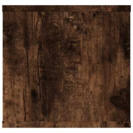 Raft de perete, stejar fumuriu, 102x30x29 cm, lemn compozit, 7 image