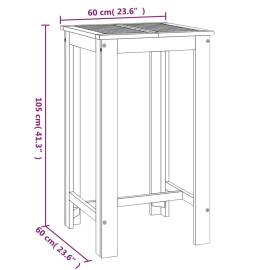 Set mobilier de grădină, 3 piese, lemn masiv de acacia, 9 image