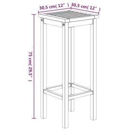 Set mobilier de grădină, 3 piese, lemn masiv de acacia, 10 image