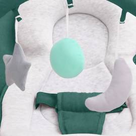 Balansoar pentru bebeluși, verde, oțel, 2 image