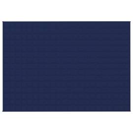 Pătură cu greutăți, albastru, 155x220 cm, 7 kg, material textil, 2 image