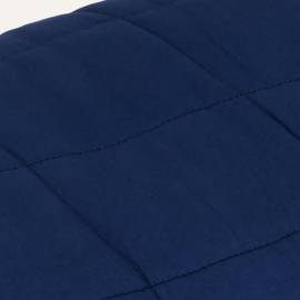 Pătură cu greutăți, albastru, 220x235 cm, 15 kg, textil, 4 image