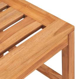 Set de masă pentru grădină, lemn masiv de tec, 3 piese, 6 image