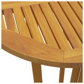 Masă de bar pliabilă, 90x65x105 cm, lemn masiv de tec, 7 image