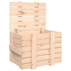 Cutie de depozitare, 58x40,5x42 cm, lemn masiv de pin, 2 image