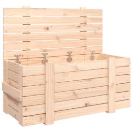 Cutie de depozitare, 91x40,5x42 cm, lemn masiv de pin, 2 image