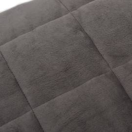 Pătură antistres, gri, 200x200 cm, 9 kg, material textil, 4 image