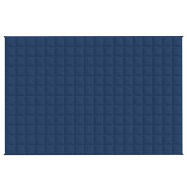Pătură cu greutăți, albastru, 120x180 cm, 5 kg, material textil, 2 image