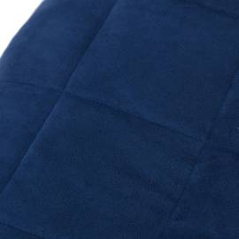 Pătură cu greutăți, albastru, 120x180 cm, 9 kg, material textil, 4 image