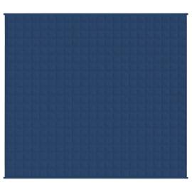 Pătură cu greutăți, albastru, 220x235 cm, 11 kg, textil, 2 image