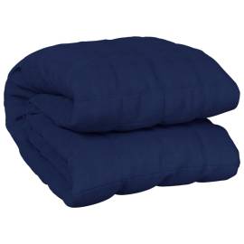 Pătură anti-stres, albastru, 135x200 cm, 10 kg, textil, 3 image