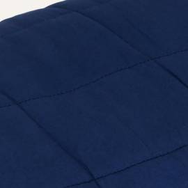 Pătură anti-stres, albastru, 137x200 cm, 6 kg, material textil, 4 image