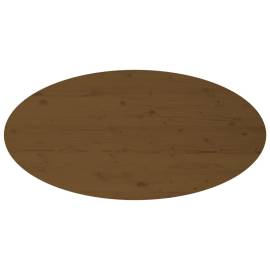 Măsuță de cafea, maro miere, 110x55x45 cm, lemn masiv de pin, 6 image
