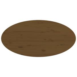 Măsuță de cafea, maro miere, 80x40x35 cm, lemn masiv de pin, 6 image