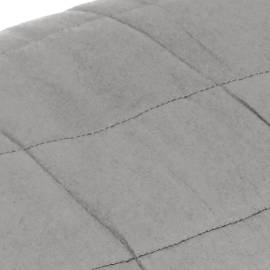 Pătură grea, gri, 200x220 cm, 9 kg, material textil, 4 image
