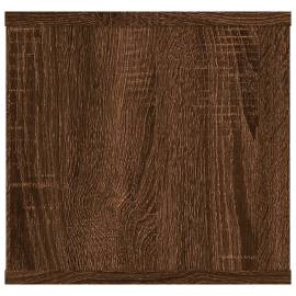 Raft de perete, stejar maro, 102x30x29 cm, lemn compozit, 7 image